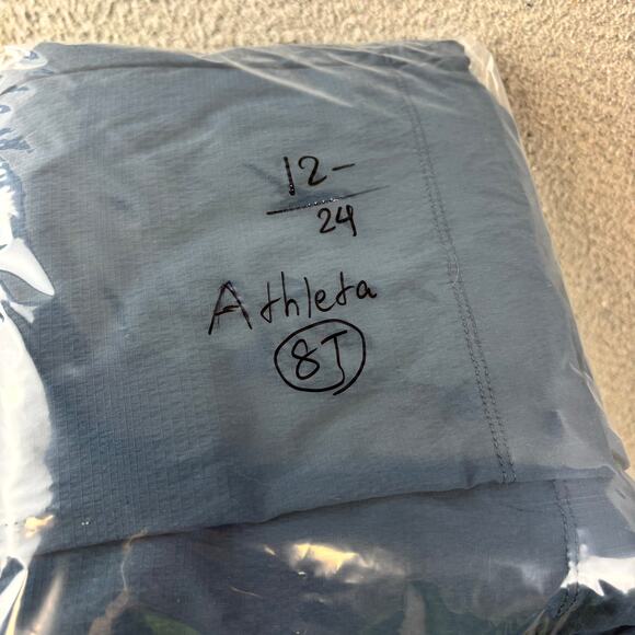 Athleta Joggers Pants Women Size 8T Blue Stretch - Picture 7 of 7